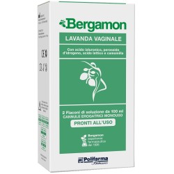 Lavanda Vaginale Bergamon 2 Flaconi Da 100 Ml + 2 Cannule Erogatrici Monouso
