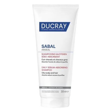 Tubo da 200 ml di DUcray Sabal Shampoo Quotidiano Sebo Assorbente Tubo da 200 ml di DUcray Sabal Shampoo Quotidiano Sebo Assorbente