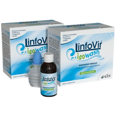 Soluzione Salina Isotonica Linfovir Isowash 2 Astucci Da 8 Flaconi Da 60 Ml Soluzione Salina Isotonica Linfovir Isowash 2 Astucci Da 8 Flaconi Da 60 Ml