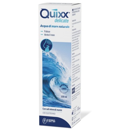 Soluzione Spray Per Irrigazioni Nasali Quixx Delicate Acqua Marina Isotonica 100 Ml Soluzione Spray Per Irrigazioni Nasali Quixx Delicate Acqua Marina Isotonica 100 Ml