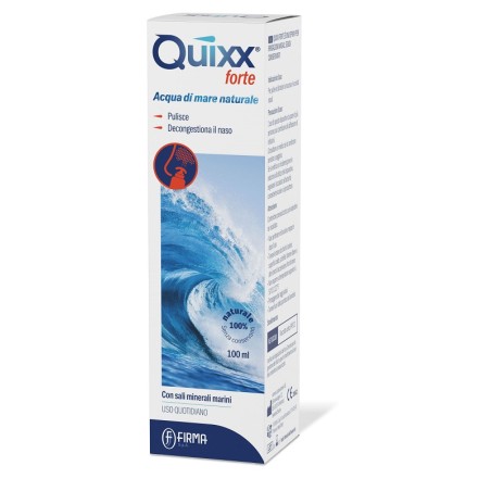 Soluzione Spray Per Irrigazioni Nasali Quixx Forte Acqua Marina Ipertonica 100 Ml Soluzione Spray Per Irrigazioni Nasali Quixx Forte Acqua Marina Ipertonica 100 Ml