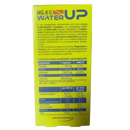 MGK VIS WaterUp Integratore Per Reidratazione E Recupero Sportivo 10 Buste MGK VIS WaterUp Integratore Per Reidratazione E Recupero Sportivo 10 Buste