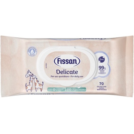 Fissan Salviette Delicate New 70 Pezzi