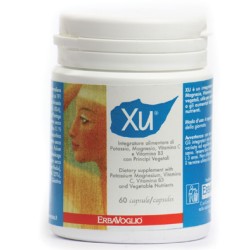 Barattolo da 60 capsule di Xu Cell, integratore per ridurre depositi di grasso e cellulite.