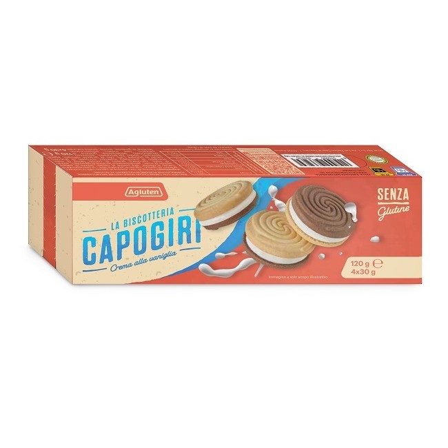 Agluten Capogiri Crema Vaniglia 120 G Agluten Capogiri Crema Vaniglia 120 G