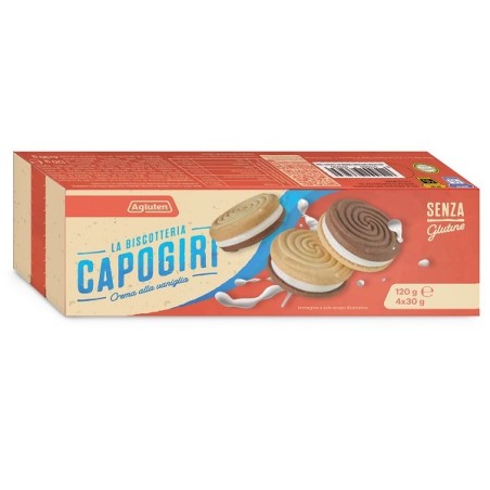 Agluten Capogiri Crema Vaniglia 120 G Agluten Capogiri Crema Vaniglia 120 G