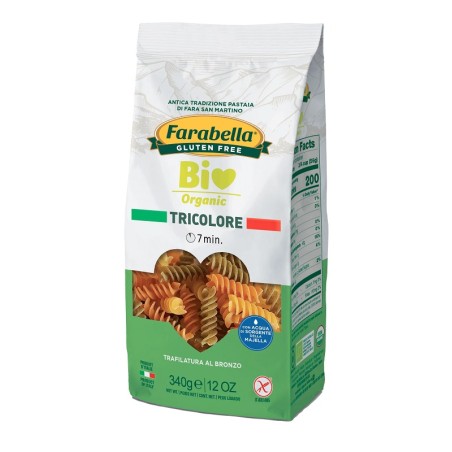 Farabella Bio Fusilli Tricolore 340 G Farabella Bio Fusilli Tricolore 340 G