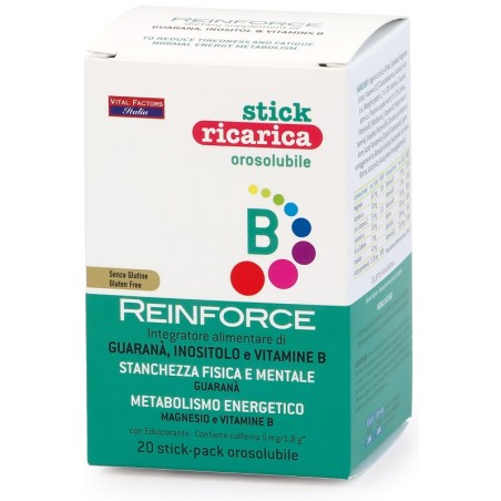 Reinforce Vitamine B Orosolubile Ricarica 20 Stick Reinforce Vitamine B Orosolubile Ricarica 20 Stick