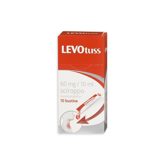 Levotuss sciroppo 10 bustine 60mg/10ml Levotuss sciroppo 10 bustine 60mg/10ml