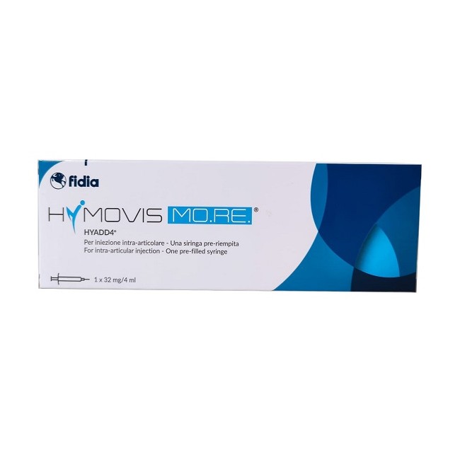 Siringa Intra-articolare Preriempita Hymovis Mo Re Hyadd4 Esadecillamide Acido Ialuronico 32mg/4ml 4 Ml Siringa Intra-articolare Preriempita Hymovis Mo Re Hyadd4 Esadecillamide Acido Ialuronico 32mg/4ml 4 Ml