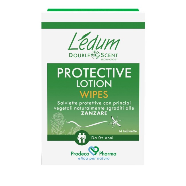 Ledum Ds Protective Lotion Wipes 14 Pezzi