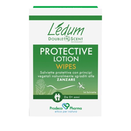 Ledum Ds Protective Lotion Wipes 14 Pezzi