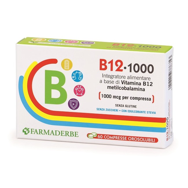 B12 1000 60 Compresse Orosolubili Da 0,2 G B12 1000 60 Compresse Orosolubili Da 0,2 G