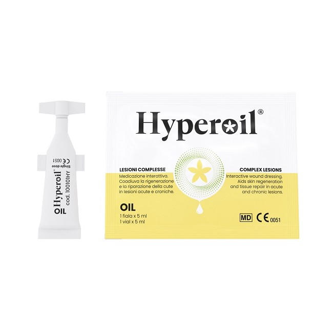 Hyperoil Olio Fiala 5 Ml Lesioni Complesse Hyperoil Olio Fiala 5 Ml Lesioni Complesse