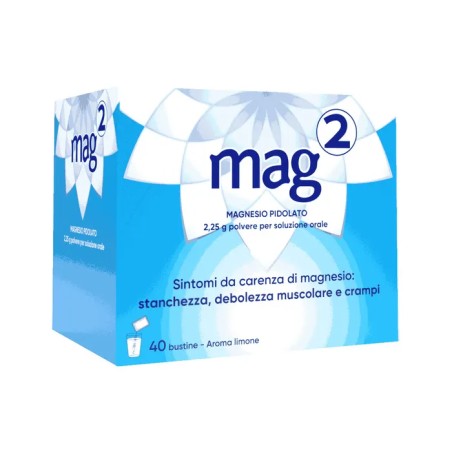 Mag 2 Farmaco A Base Di Magnesio Per Stanchezza E Affaticamento 40 Bustine Mag 2 Farmaco A Base Di Magnesio Per Stanchezza E Affaticamento 40 Bustine