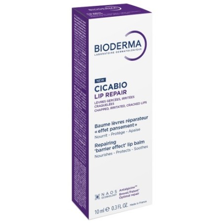 Tubetto da 10 ml di Bioderma Cicabio Lip Repair Balsamo Labbra Tubetto da 10 ml di Bioderma Cicabio Lip Repair Balsamo Labbra
