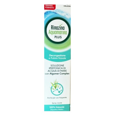 Rinazina Aquamarina Plus Spray Decongestionante Per Raffreddore 125 Ml Rinazina Aquamarina Plus Spray Decongestionante Per Raffreddore 125 Ml