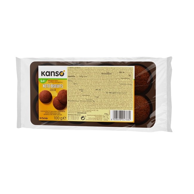 Kanso Keto Biscuits Cocoa 100 G Kanso Keto Biscuits Cocoa 100 G