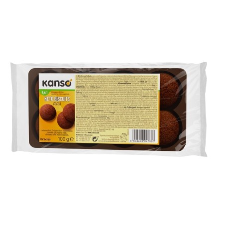 Kanso Keto Biscuits Cocoa 100 G Kanso Keto Biscuits Cocoa 100 G