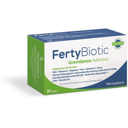 Fertybiotic Gravidanza Advance 30 Capsule Da 1,15 G Fertybiotic Gravidanza Advance 30 Capsule Da 1,15 G