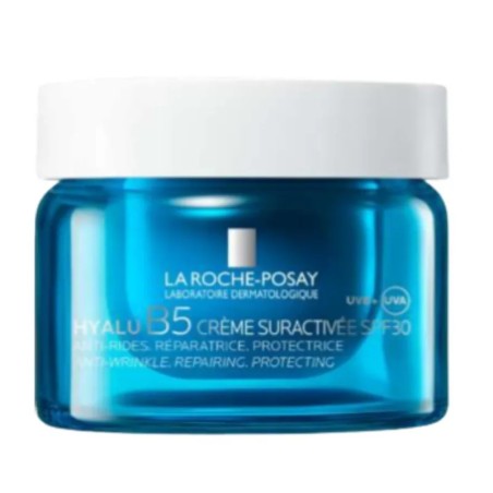 Vasetto da 50 ml di La Roche Posay Hyalu B5 Crema Viso Idratante Con Protezione Solare SPF30. Vasetto da 50 ml di La Roche Posay Hyalu B5 Crema Viso Idratante Con Protezione Solare SPF30.
