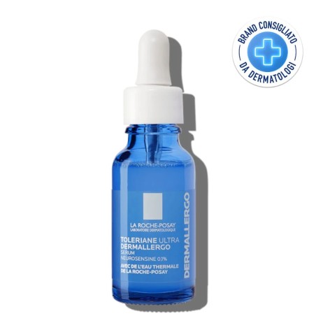 Flacone da 30 ml di La Roche Posay Toleriane Dermallergo Siero Lenitivo Protettivo Per Pelle Sensibile. Flacone da 30 ml di La Roche Posay Toleriane Dermallergo Siero Lenitivo Protettivo Per Pelle Sensibile.