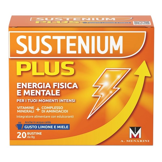 Sustenium Plus Limone E Miele 20 Bustine Da 8 G