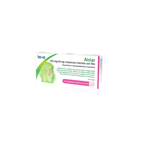 Aislar 12 Compresse Rivestite 200mg+30mg Aislar 12 Compresse Rivestite 200mg+30mg