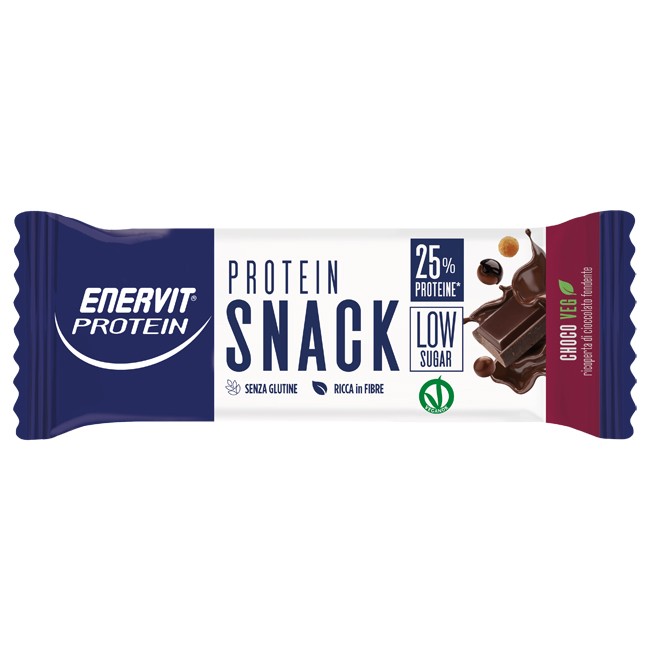 Enervit Protein Snack Choco Veg Low Sugar 33 G X 25 Pezzi Enervit Protein Snack Choco Veg Low Sugar 33 G X 25 Pezzi