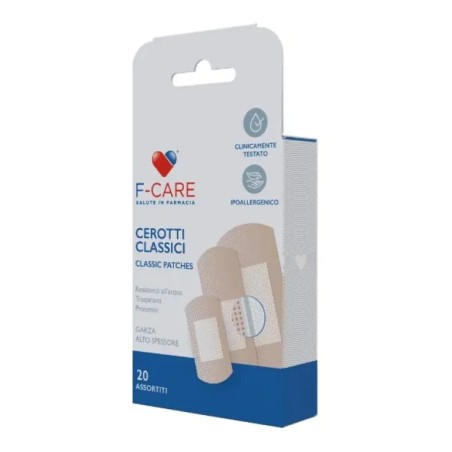 Cerotti Classici F-care Misure Assortite 20 Pezzi