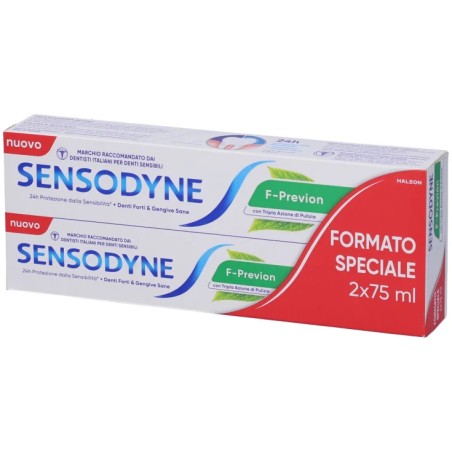 Sensodyne Fresh Mint Tooth 2 Pezzi Da 75 Ml Sensodyne Fresh Mint Tooth 2 Pezzi Da 75 Ml