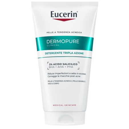Eucerin Dermopure Clinical Detergente Tripla Azione 150 Ml