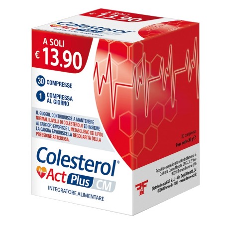 Colesterol Act Plus CM Integratore Per La Salute Del Cuore 30 Compresse Colesterol Act Plus CM Integratore Per La Salute Del Cuore 30 Compresse