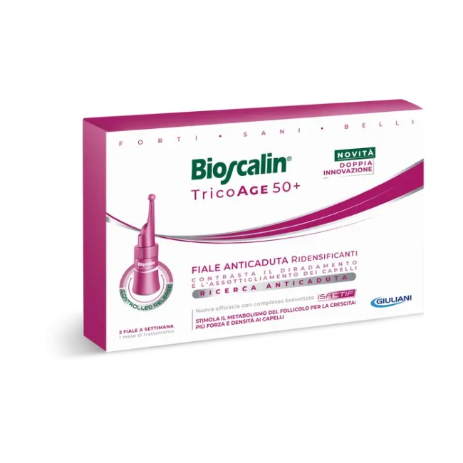 Bioscalin Tricoage 50+ Trattamento Anticaduta Donna 8 Fiale