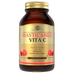 Confezione da 90 compresse di Solgar Vita C Masticabile Integratore Antiossidante Immunostimolante.