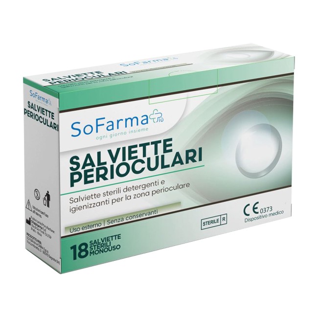 Salvietta Perioculare 18 Pezzi Sofarmapiu' Salvietta Perioculare 18 Pezzi Sofarmapiu'