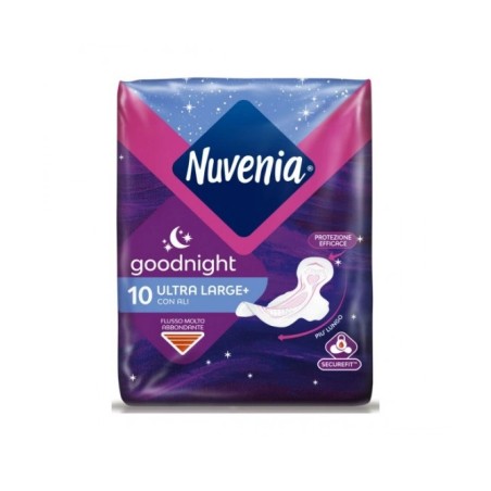 Nuvenia Ultra Notte Con Ali 10 Pezzi Nuvenia Ultra Notte Con Ali 10 Pezzi