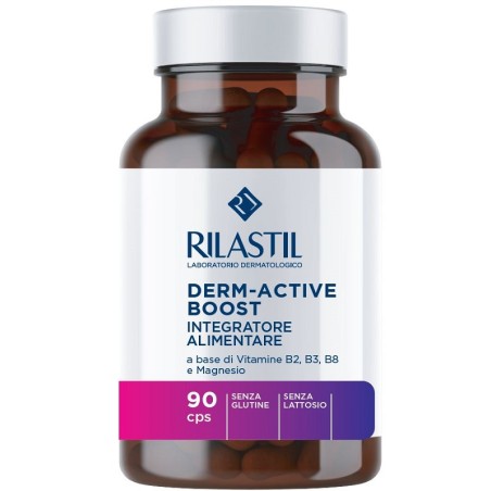 Flacone da 90 capsule di Rilastil Derm-Active Boost Integratore Flacone da 90 capsule di Rilastil Derm-Active Boost Integratore
