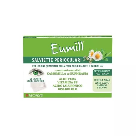 Eumill Salviette Perioculari 20 Pezzi Eumill Salviette Perioculari 20 Pezzi
