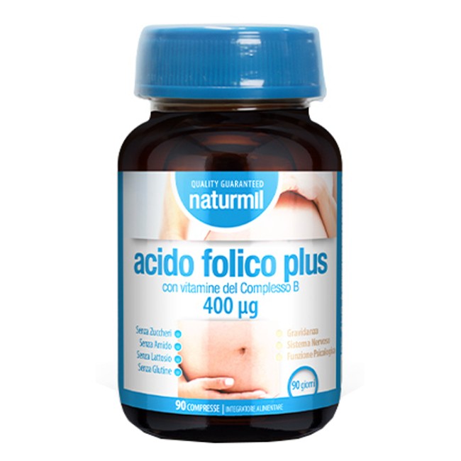 Naturmil Acido Folico Plus 400 Mcg 90 Compresse Naturmil Acido Folico Plus 400 Mcg 90 Compresse