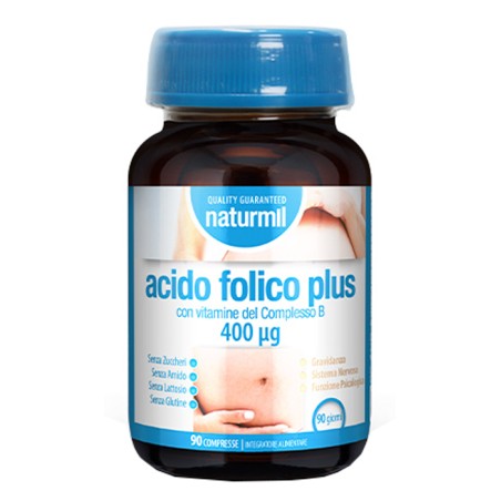 Naturmil Acido Folico Plus 400 Mcg 90 Compresse Naturmil Acido Folico Plus 400 Mcg 90 Compresse