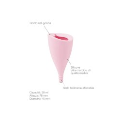 Intimina Lily Cup Coppetta Mestruale Misura A 1 Pezzo Intimina Lily Cup Coppetta Mestruale Misura A 1 Pezzo