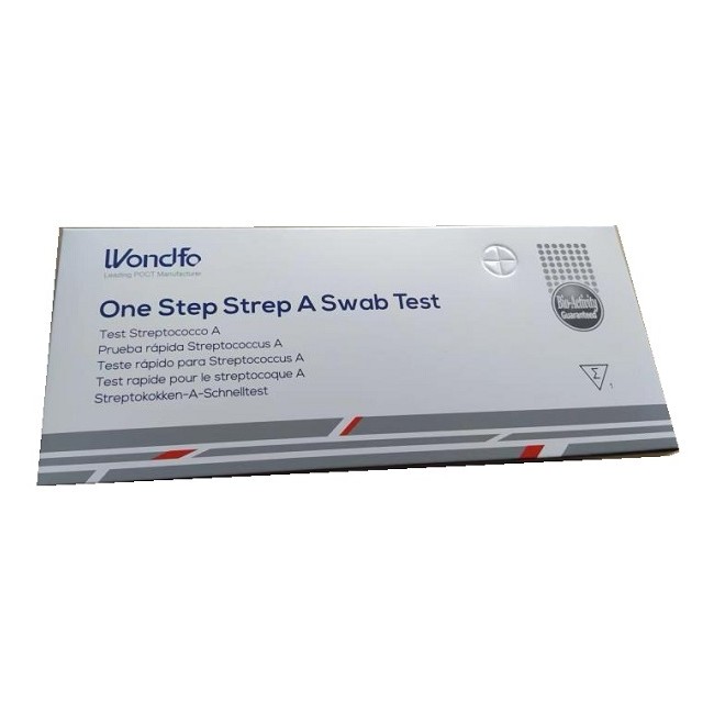 Test Autodiagnostico One Step Strep A Rilevazione Qualitativa Antigene Streptococco A In Tamponi Faringei Gammadis