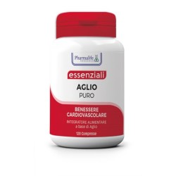 Confezione da 120 compresse di Pharmalife Aglio Puro, integratore per supportare la salute del cuore.