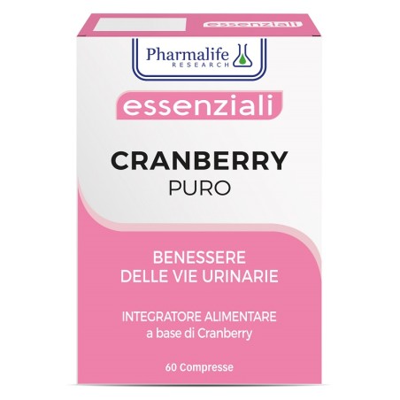 Confezione da 60 compresse di Pharmalife Research Cranberry Puro Integratore Per La Salute Delle Vie Urinarie. Confezione da 60 compresse di Pharmalife Research Cranberry Puro Integratore Per La Salute Delle Vie Urinarie.