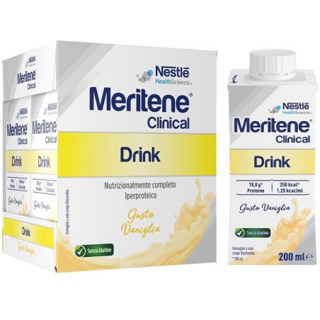 Meritene Clinical Vaniglia 4 Bottiglie Da 200 Ml Meritene Clinical Vaniglia 4 Bottiglie Da 200 Ml