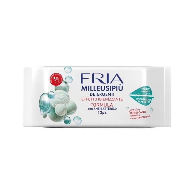 Fria Milleusipiu' Detergenti Effetto Igienizzante Con Antibatterico 12 Pezzi