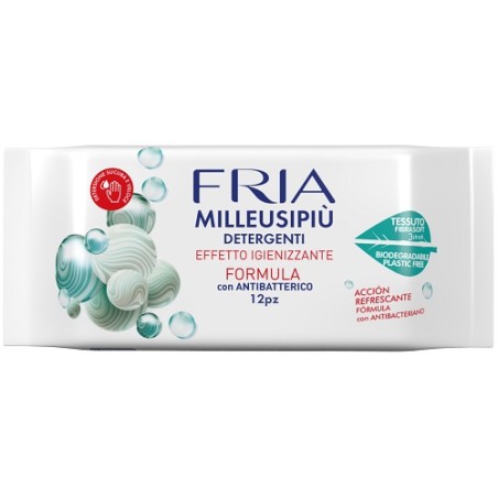 Fria Milleusipiu' Detergenti Effetto Igienizzante Con Antibatterico 12 Pezzi