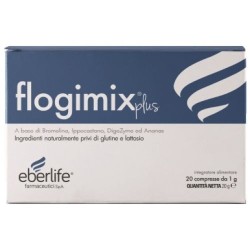 Confezione da 20 compresse di Flogimix Plus Integratore Per Gambe Pesanti e Funzionalità Microcircolo.