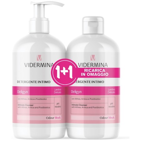 Vidermina Deligyn 500 Ml 2 Pezzi 500 Ml Bipack Vidermina Deligyn 500 Ml 2 Pezzi 500 Ml Bipack